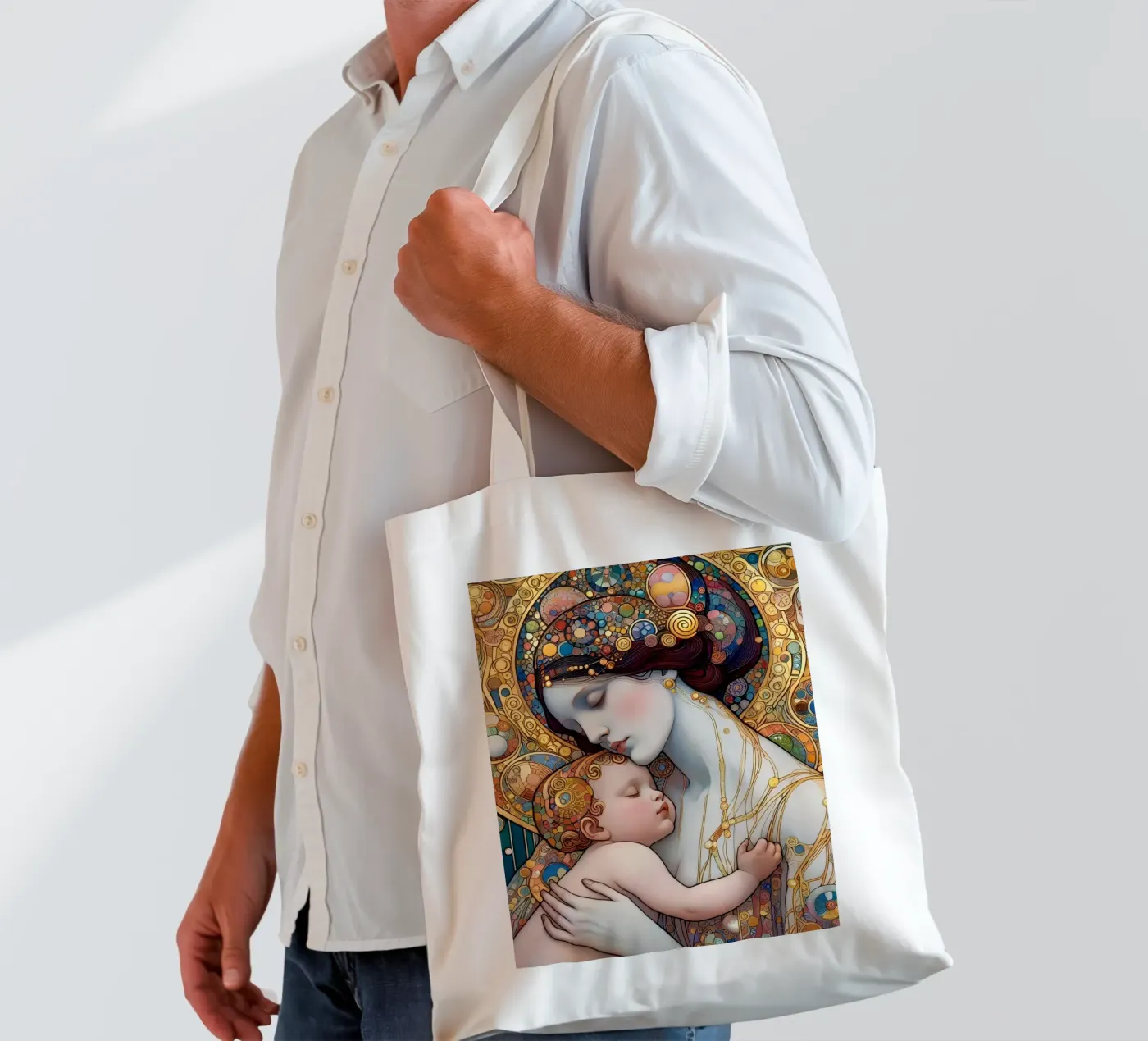 Die Mutter Jutebeutel von Art-Nouveau-Dsg