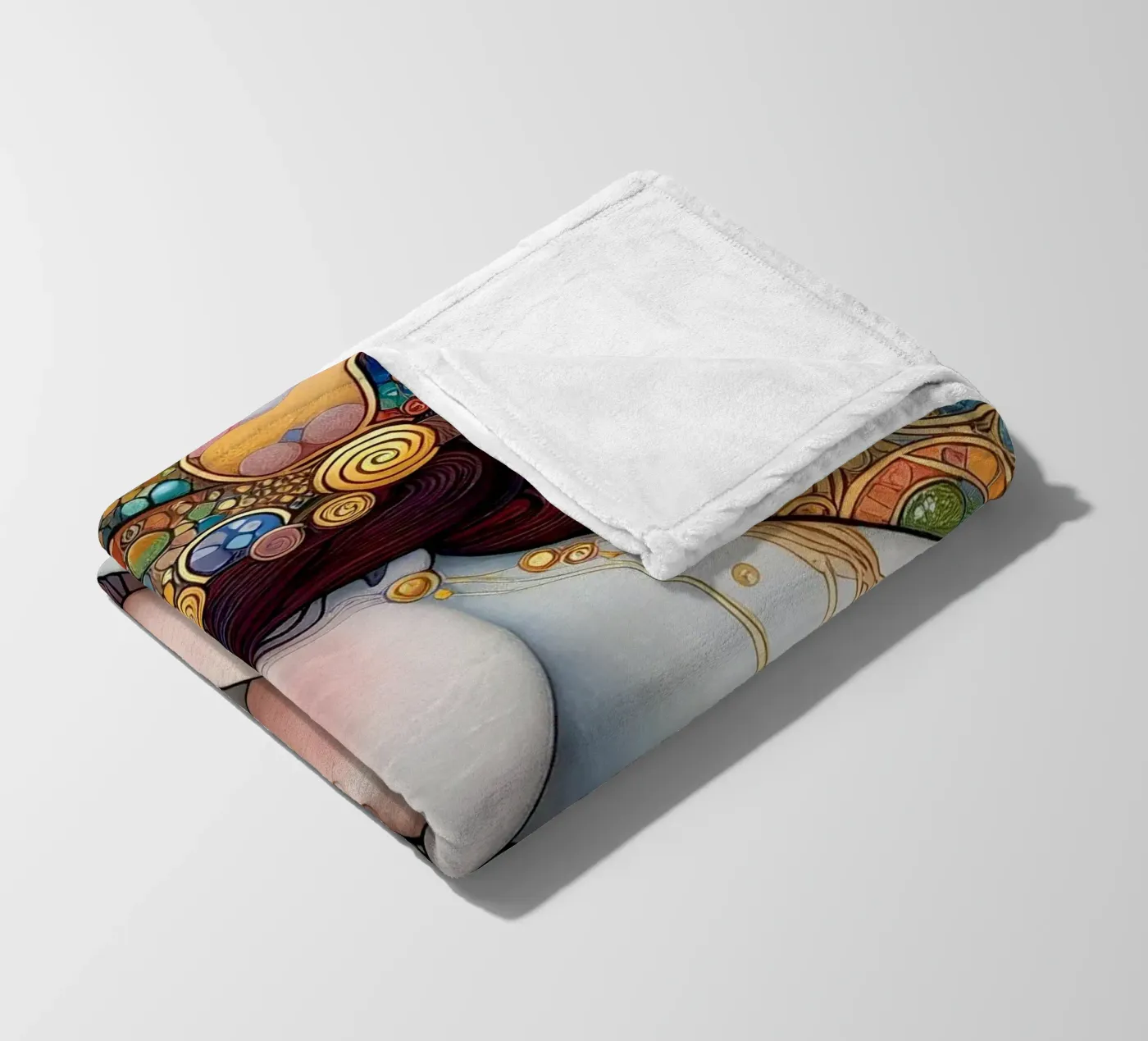 The mother fleecedeken van Art-Nouveau-Dsg