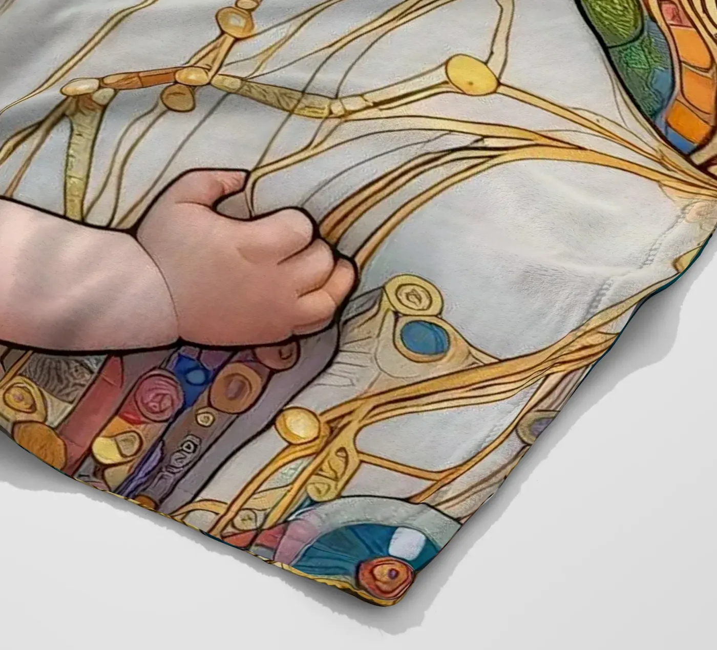 The mother fleecedeken van Art-Nouveau-Dsg