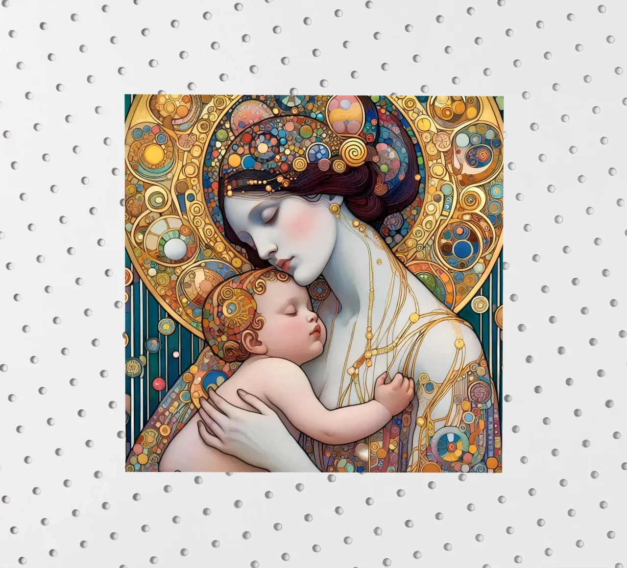 Die Mutter Sticker von Art-Nouveau-Dsg