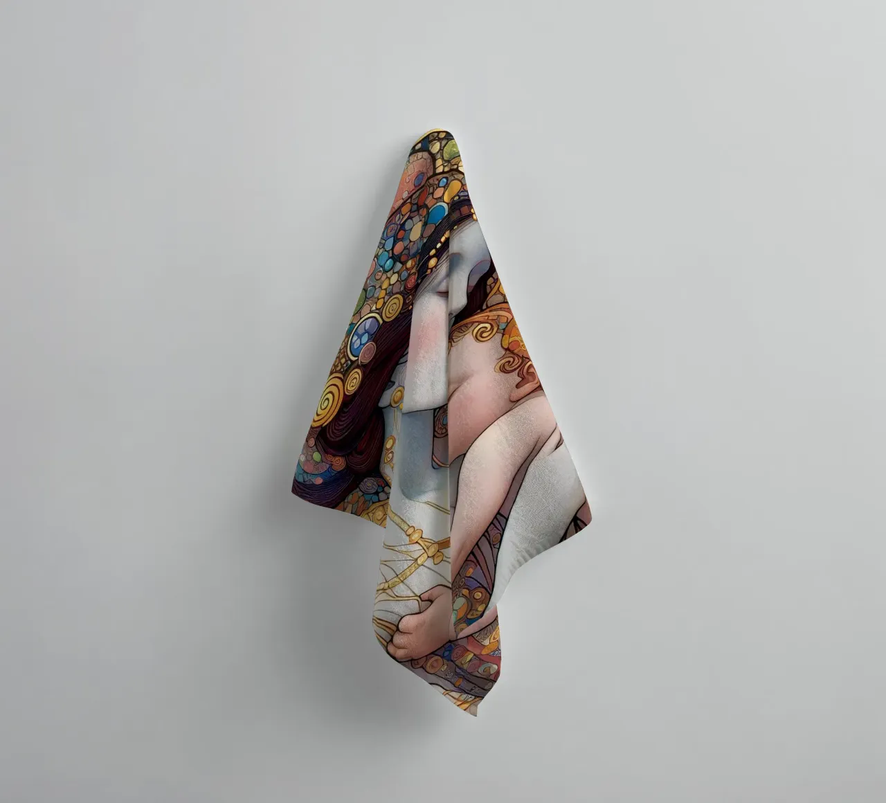 Die Mutter Handtuch von Art-Nouveau-Dsg