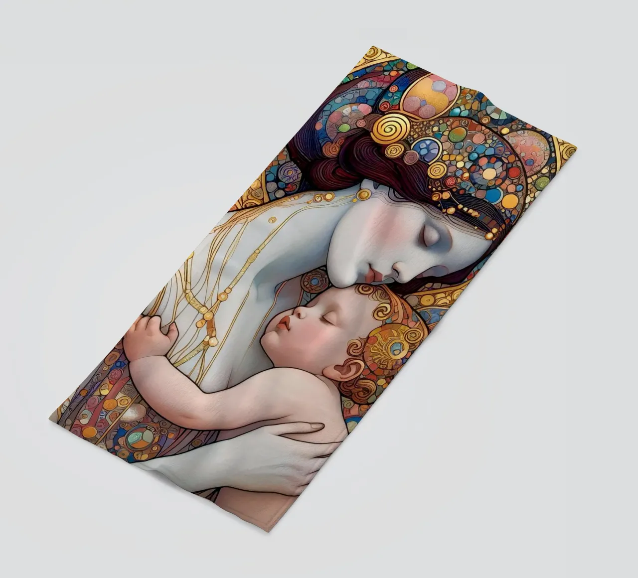 Die Mutter Strandtuch von Art-Nouveau-Dsg