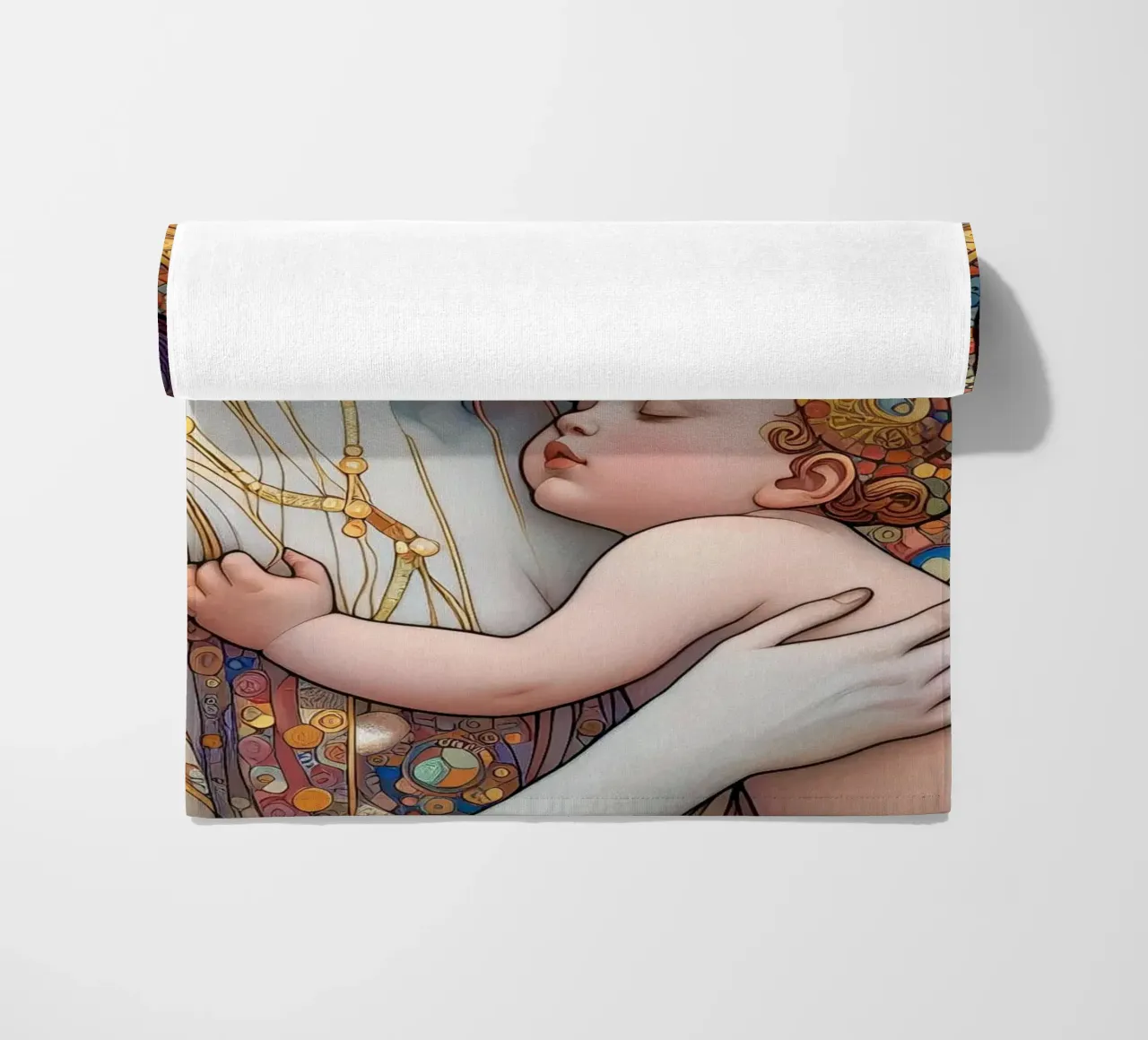 Die Mutter Strandtuch von Art-Nouveau-Dsg