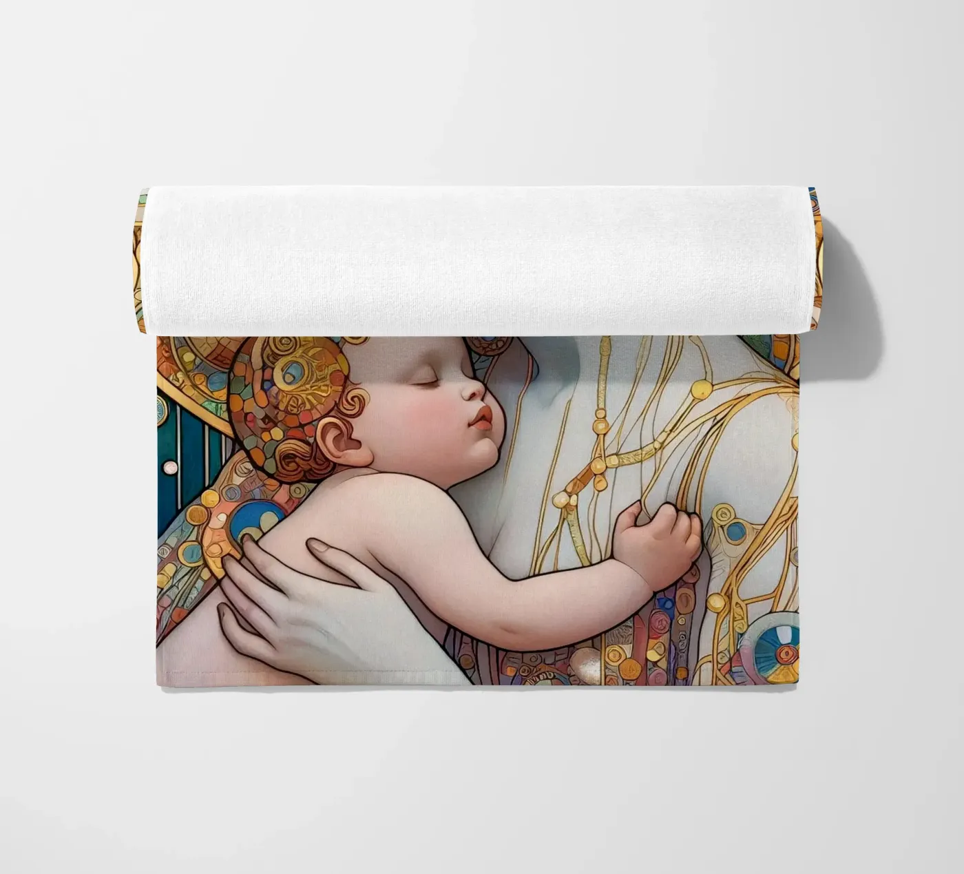 Die Mutter Strandtuch von Art-Nouveau-Dsg