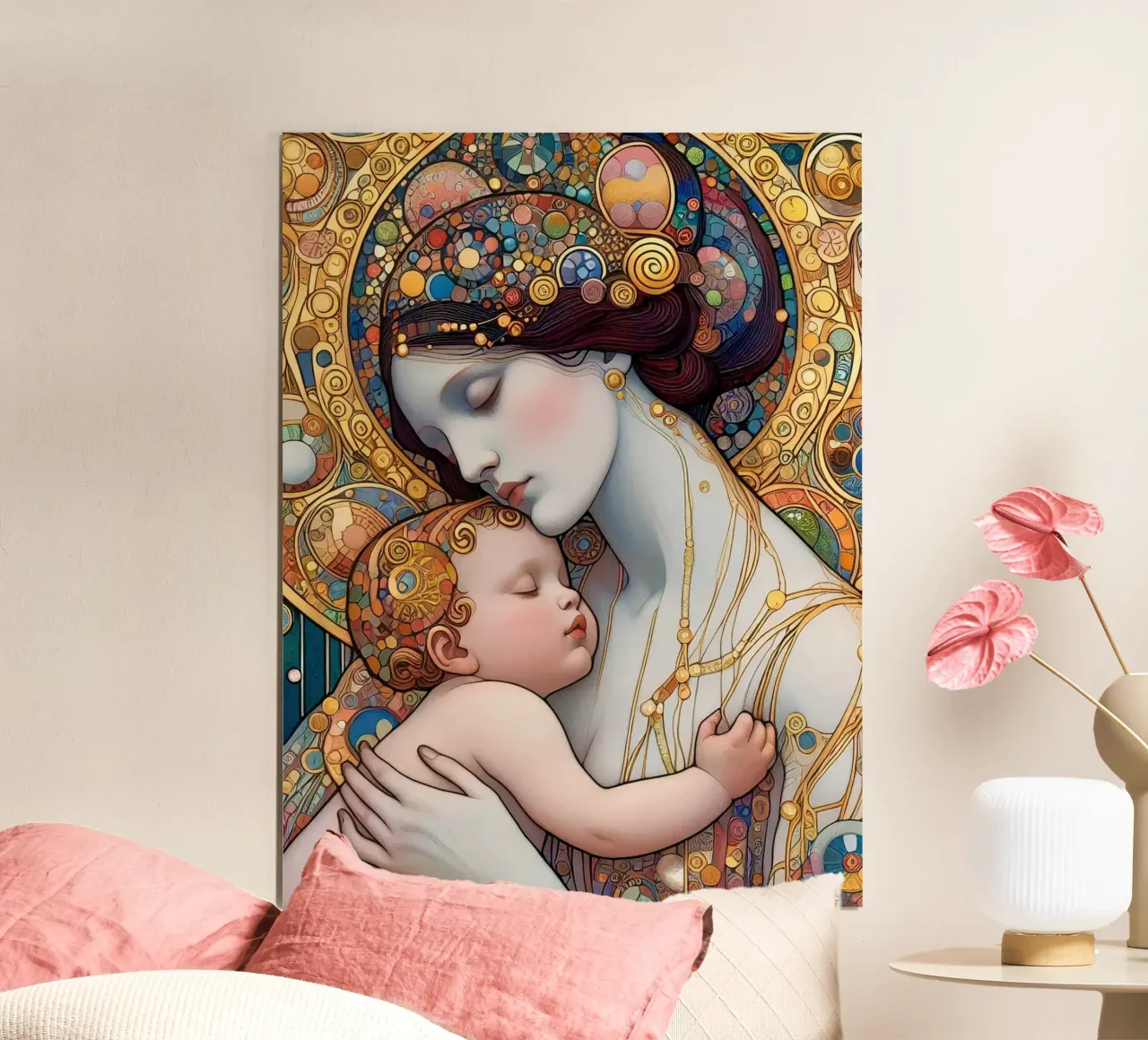 Die Mutter Poster von Art-Nouveau-Dsg