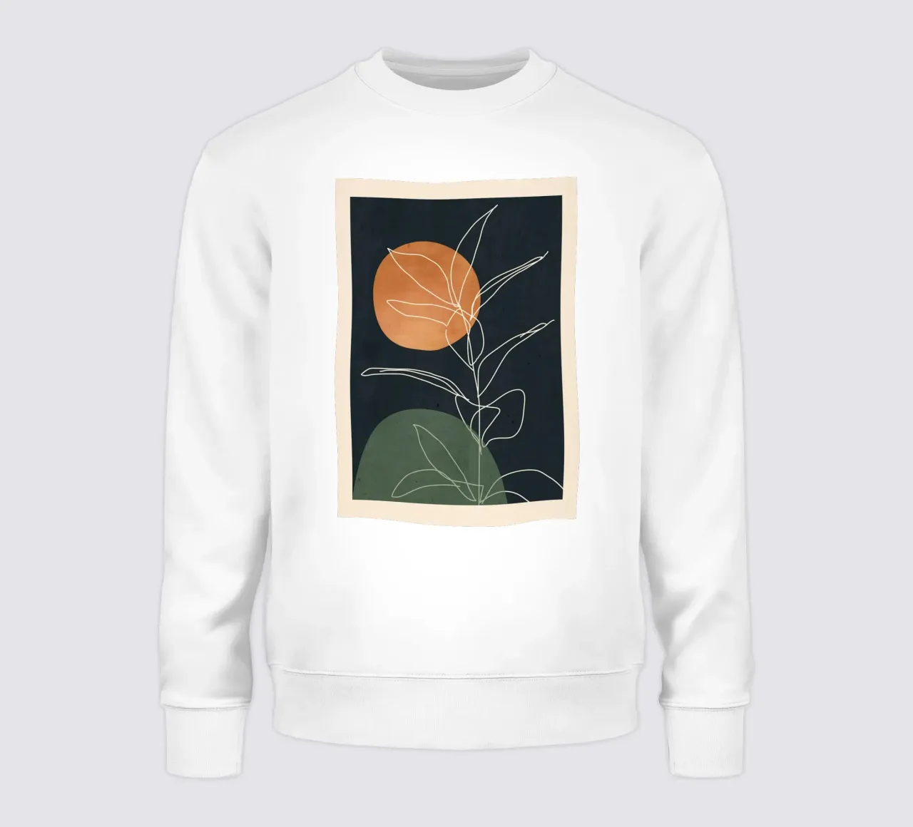 Arte astratta /Minimal Plant 102 felpa da ThingDesign
