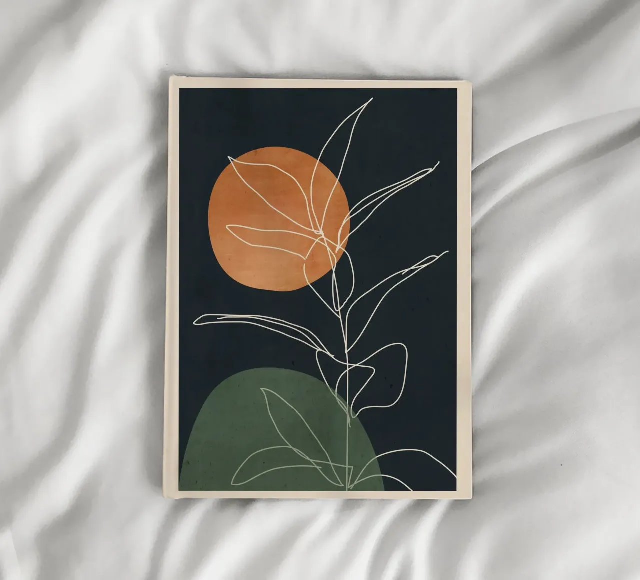 Abstract Art /Minimal Plant 102 notebook by ThingDesign