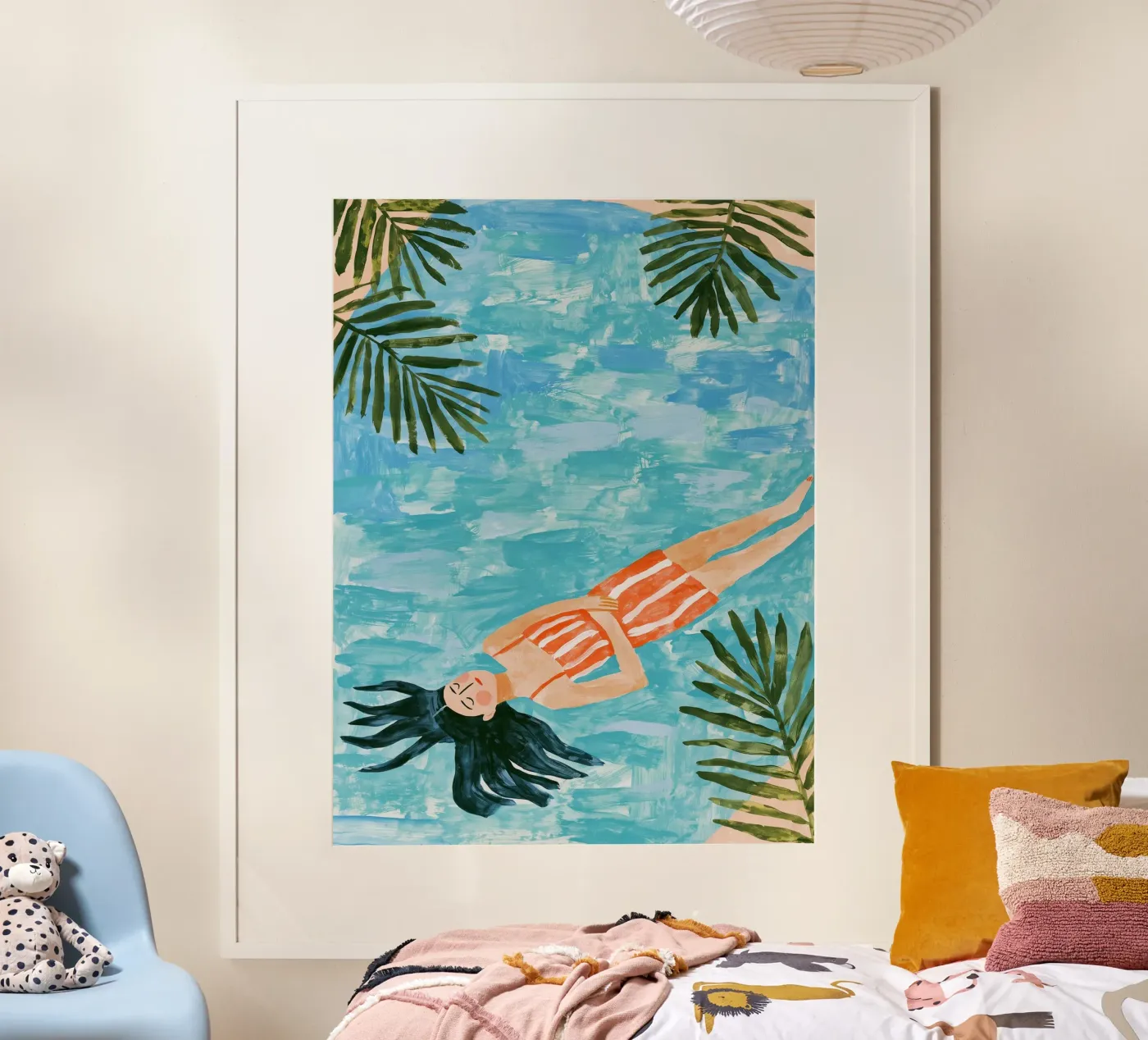 Blue Surrender Poster von Maren Sol