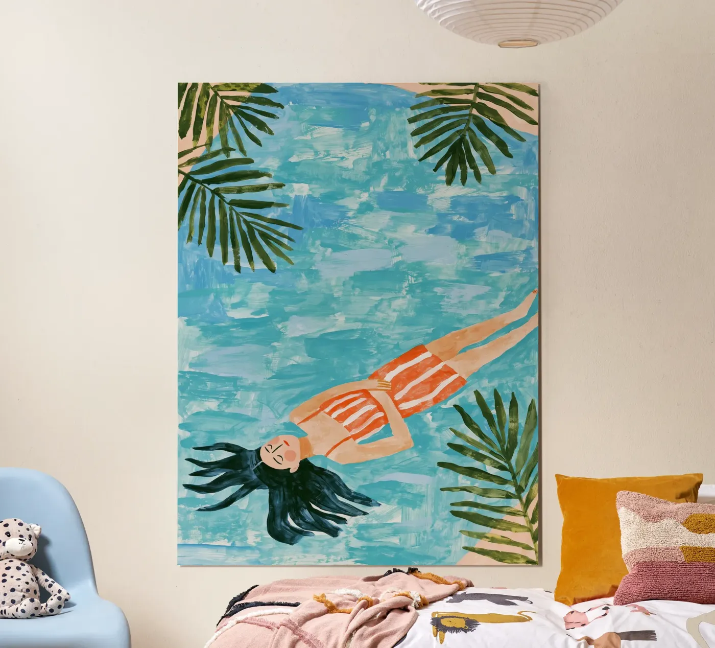 Blue Surrender Poster von Maren Sol