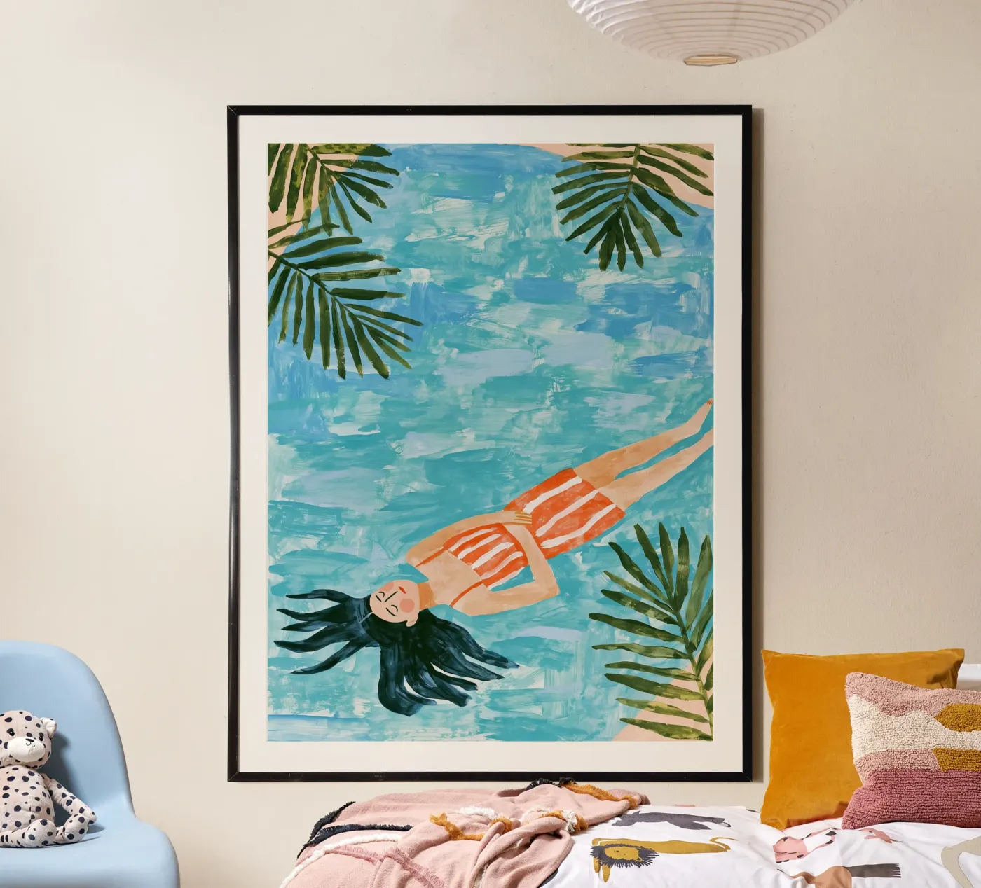 Blue Surrender Poster von Maren Sol