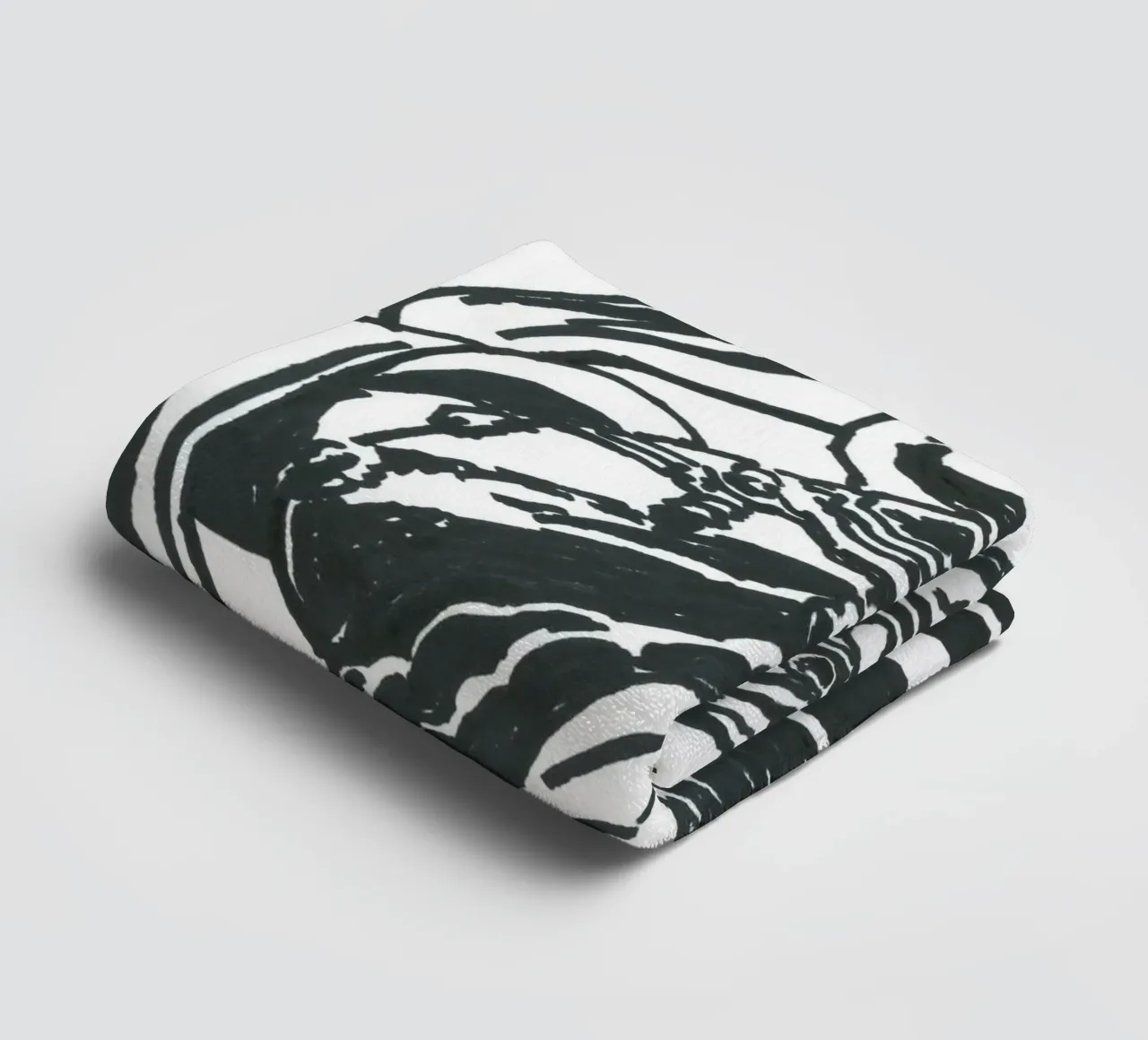 Kongō Rikishi Ungyō towel by Asobōze