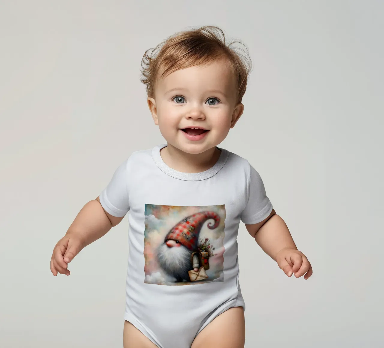 elfo capriccioso nome body neonato maniche corte da 🎁 ARTVI-SHOP