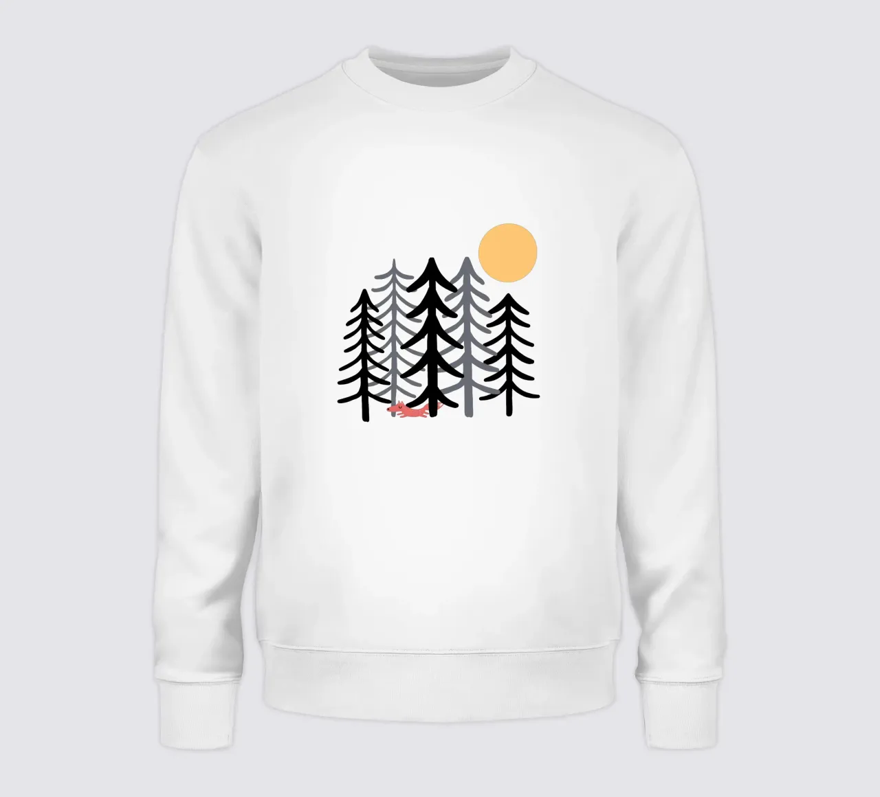 Fuchs im Wald II sweatshirt by BAINAI