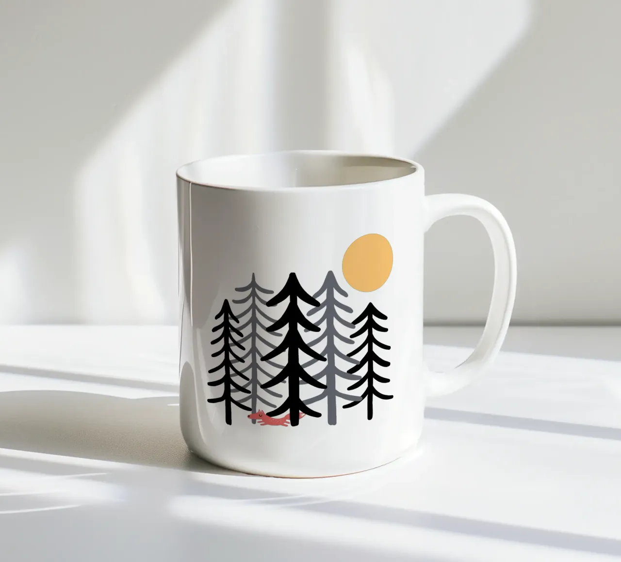 Fuchs im Wald II tazza in ceramica da BAINAI