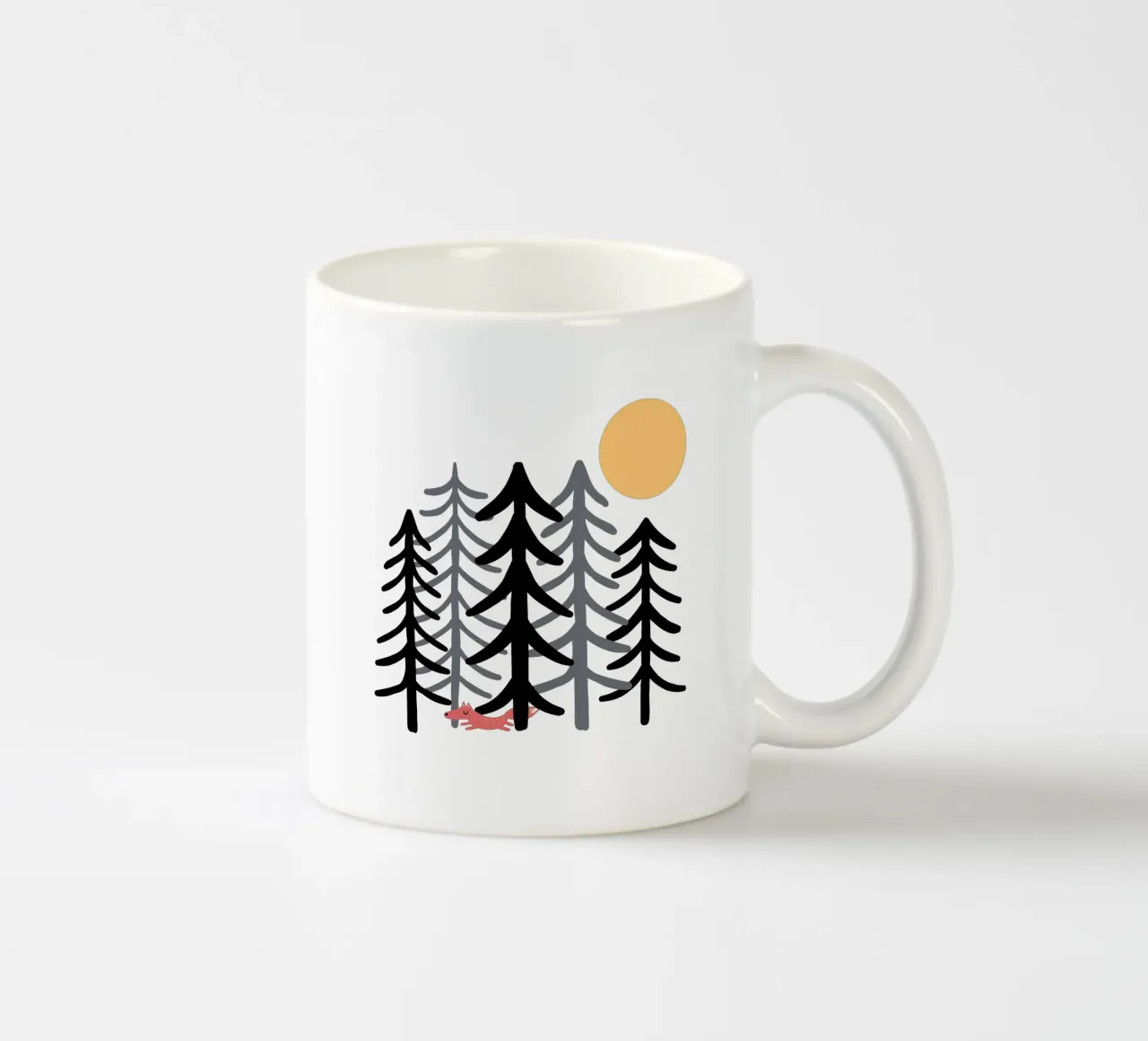 Fuchs im Wald II tazza in ceramica da BAINAI