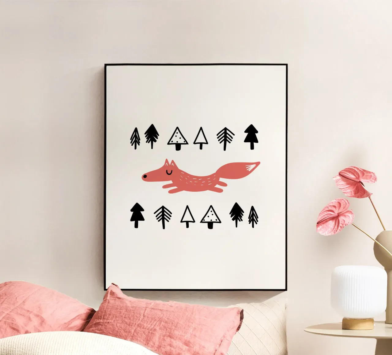 Fuchs und Wald plexiglass da BAINAI