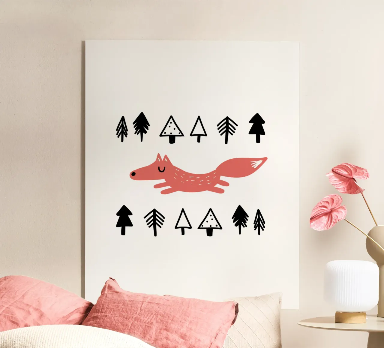 Fuchs und Wald plexiglass da BAINAI