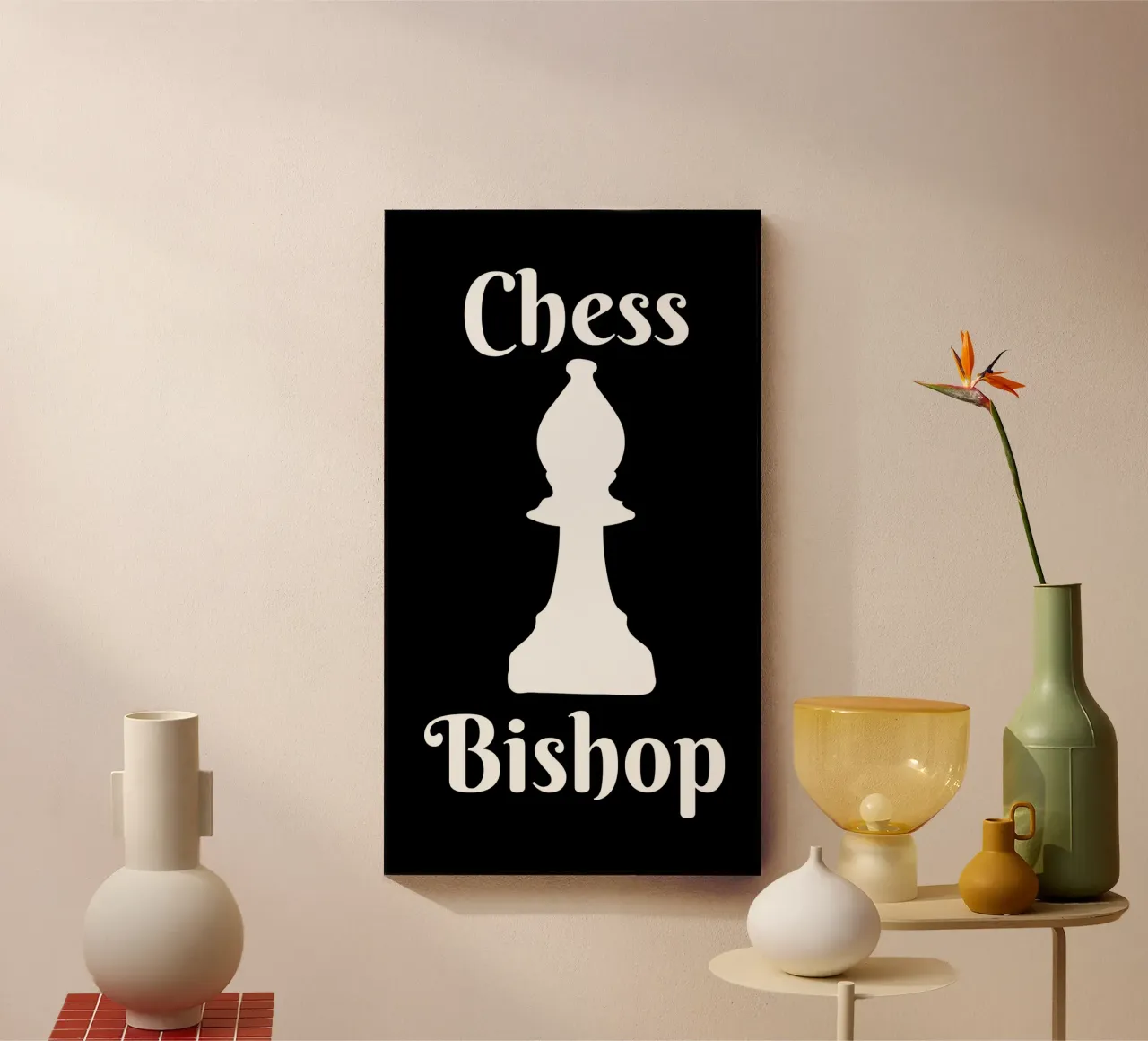 Chess bishop acrylic glass by happieeagle