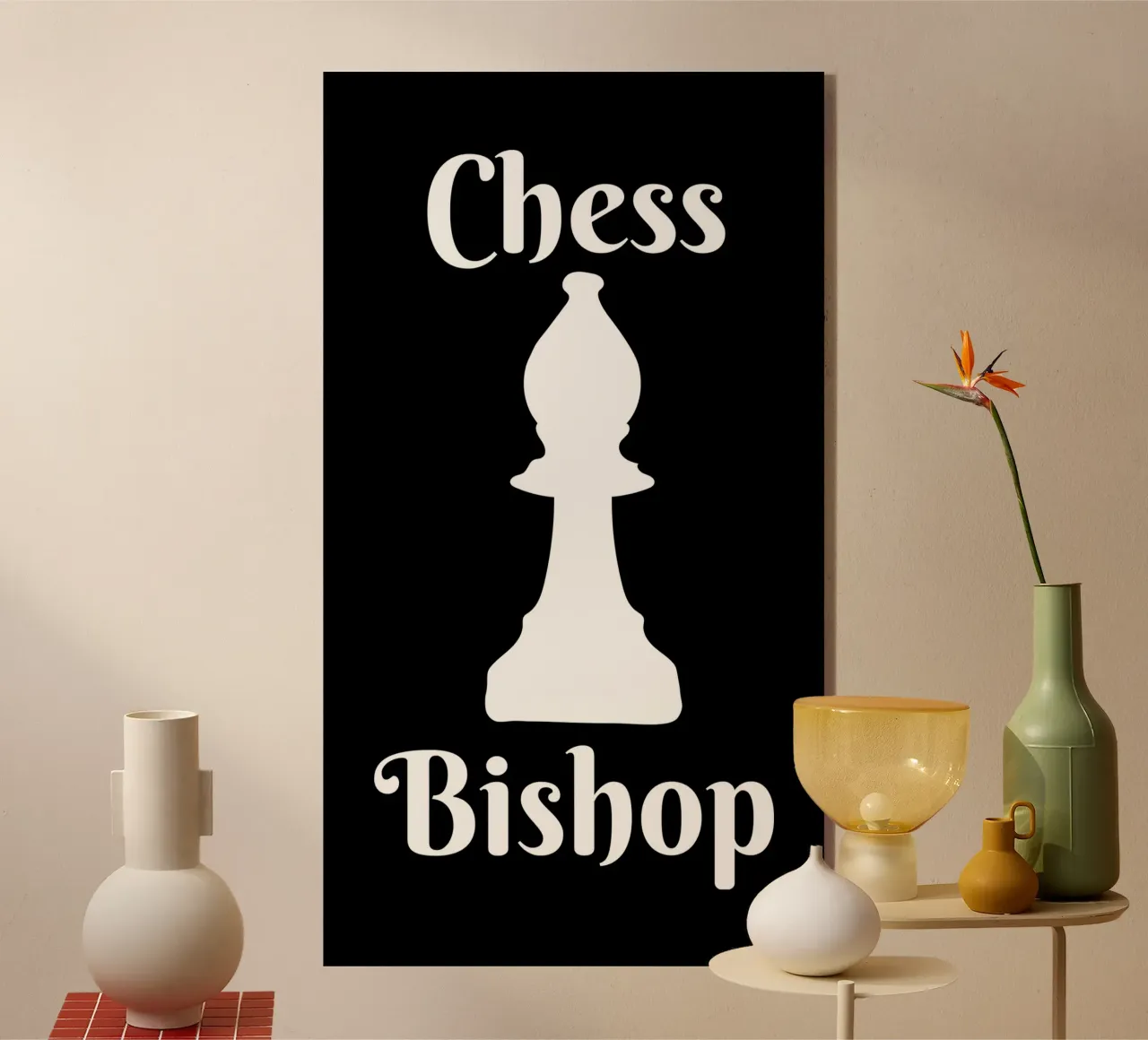 Chess bishop acrylic glass by happieeagle