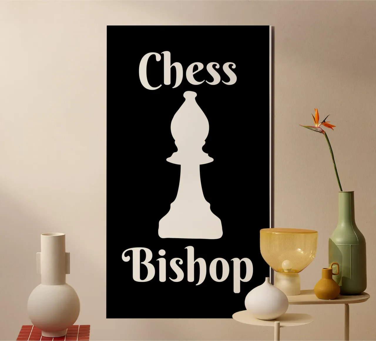 Chess bishop alluminio dibond da happieeagle