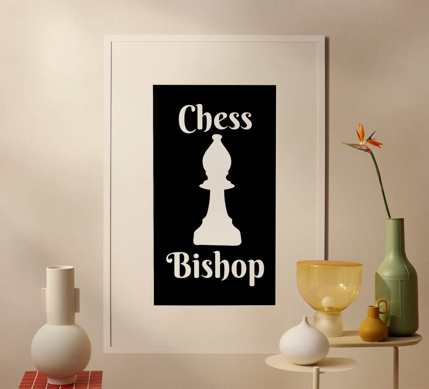 Chess bishop poster by happieeagle