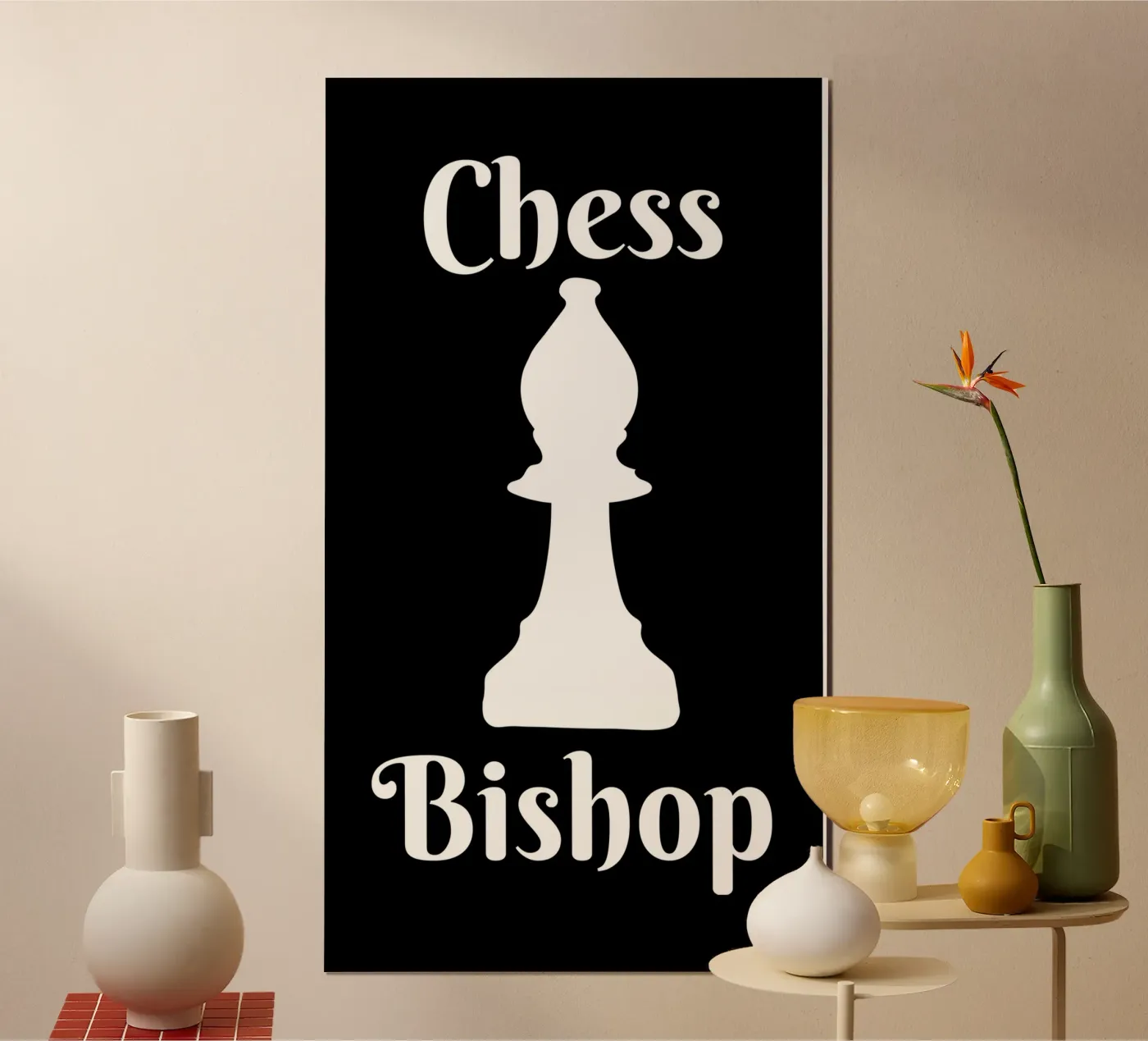 Chess bishop poster by happieeagle