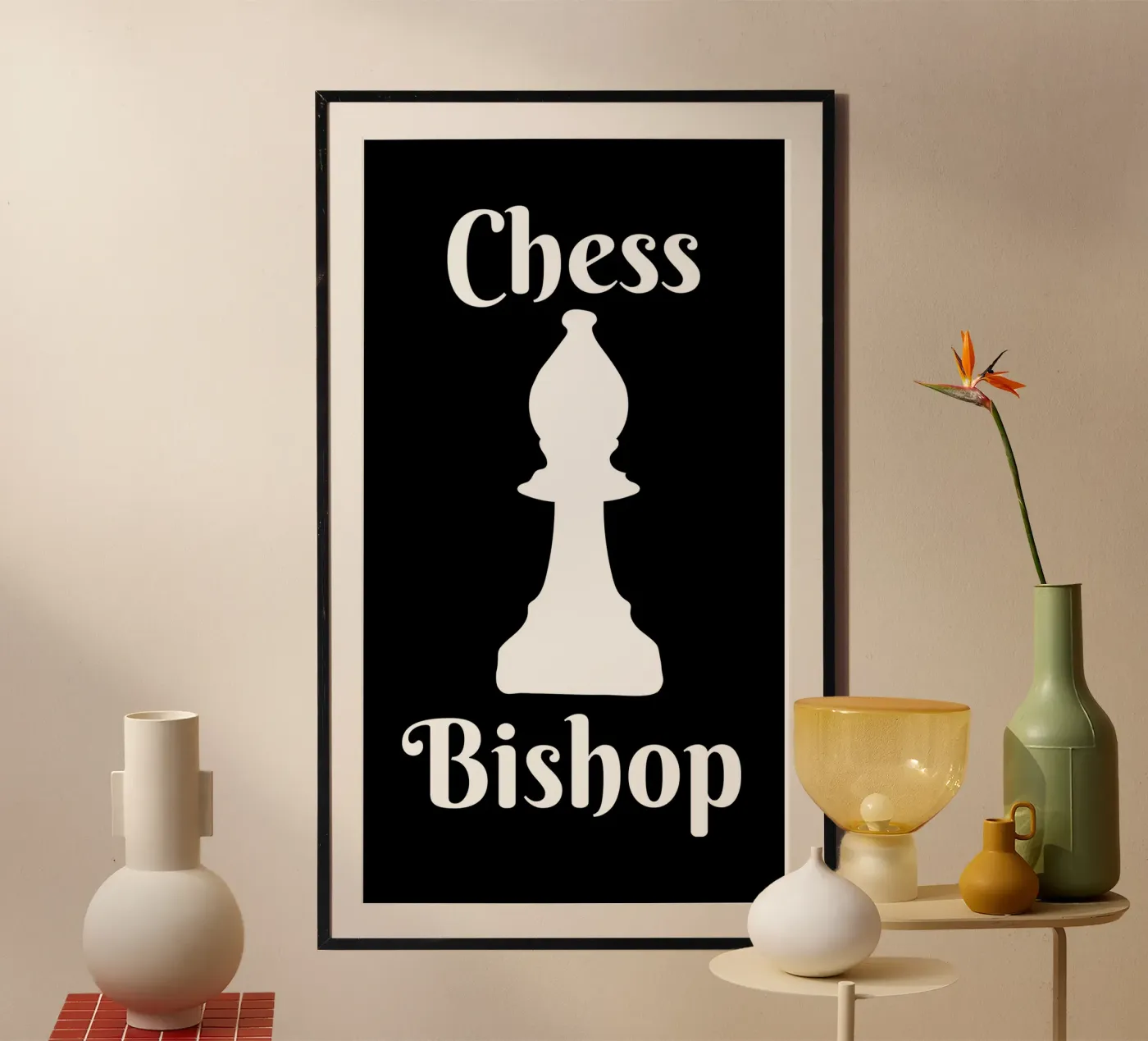 Chess bishop poster by happieeagle