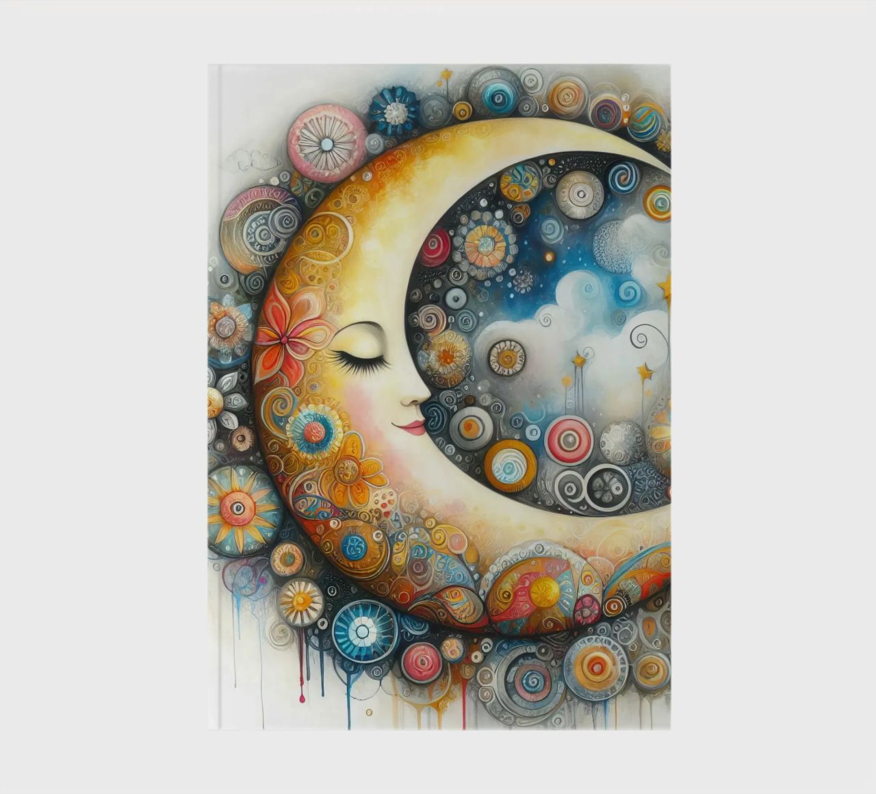 a capricious moon notebook by ARTVI-SHOP
