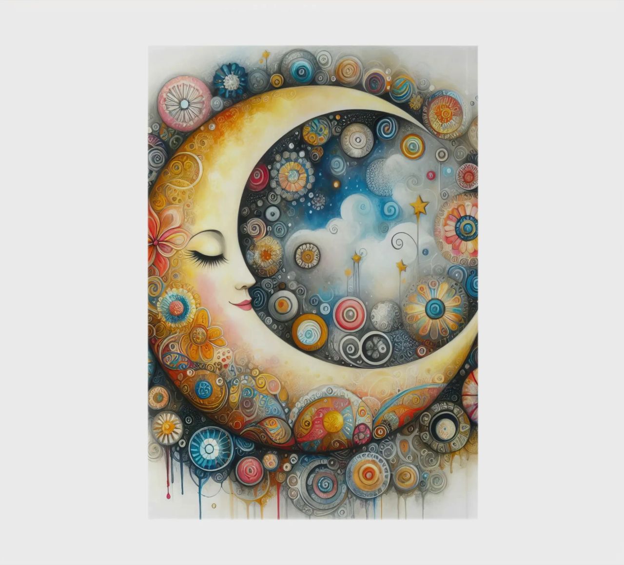 a capricious moon notebook by ARTVI-SHOP