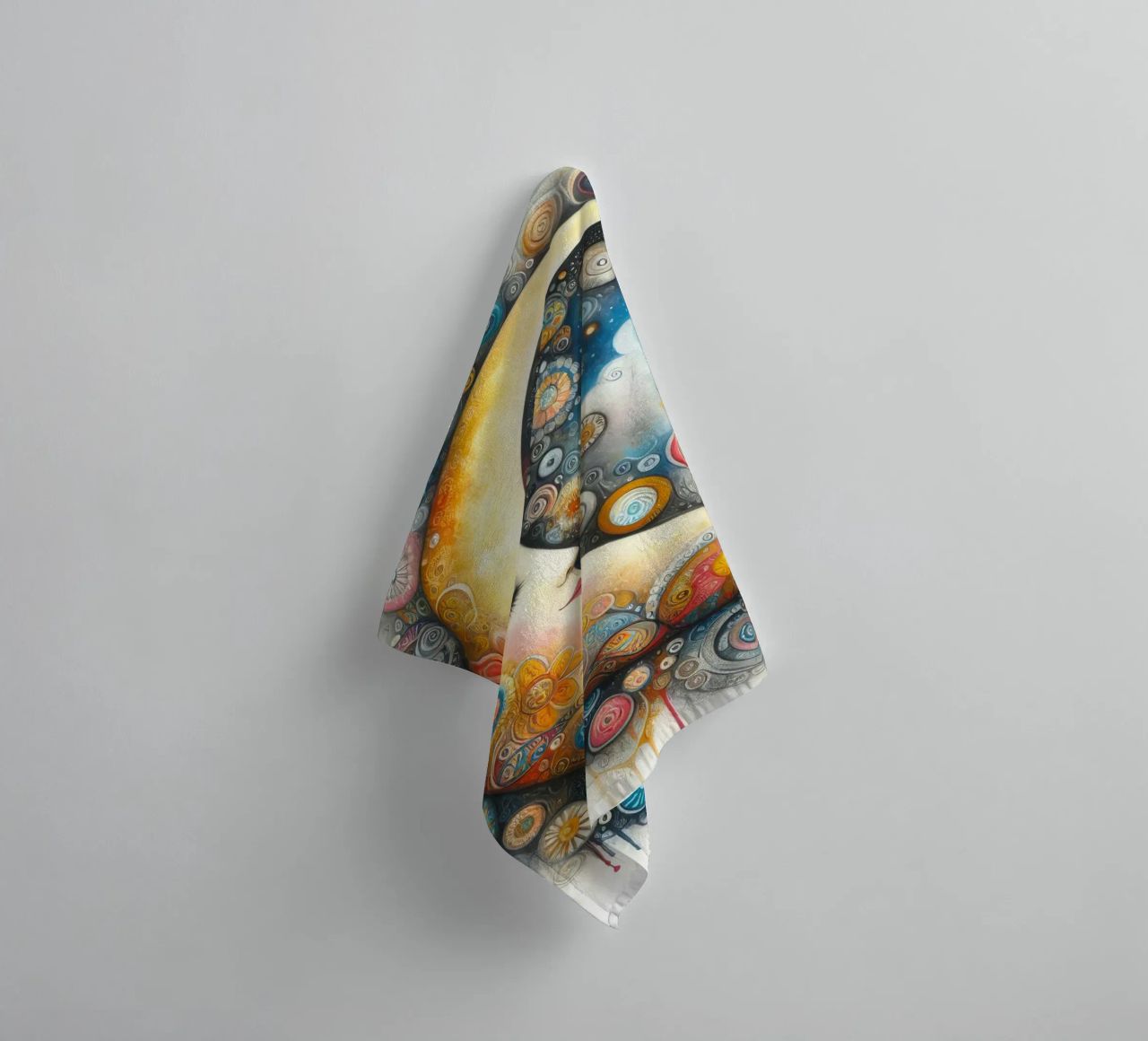 a capricious moon towel by ARTVI-SHOP