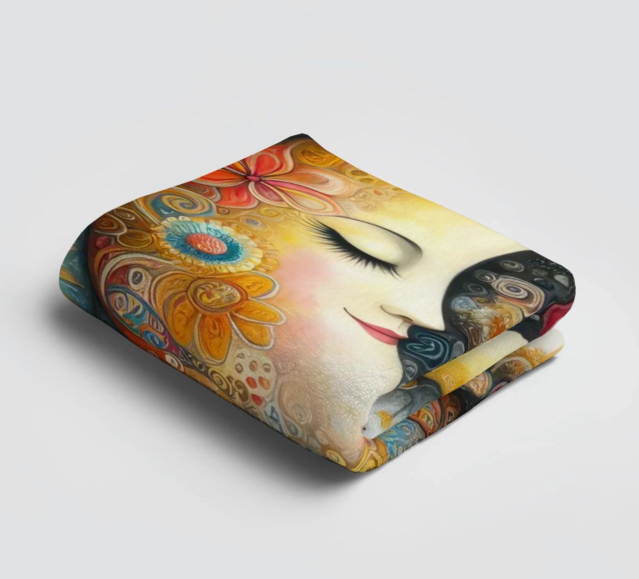 a capricious moon towel by ARTVI-SHOP