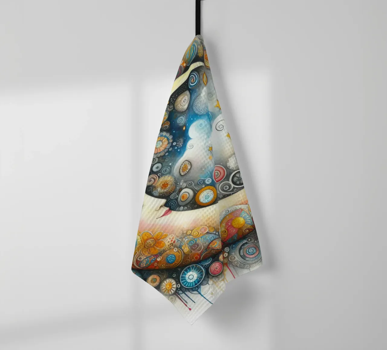 une lune capricieuse torchon de 🎁 ARTVI-SHOP