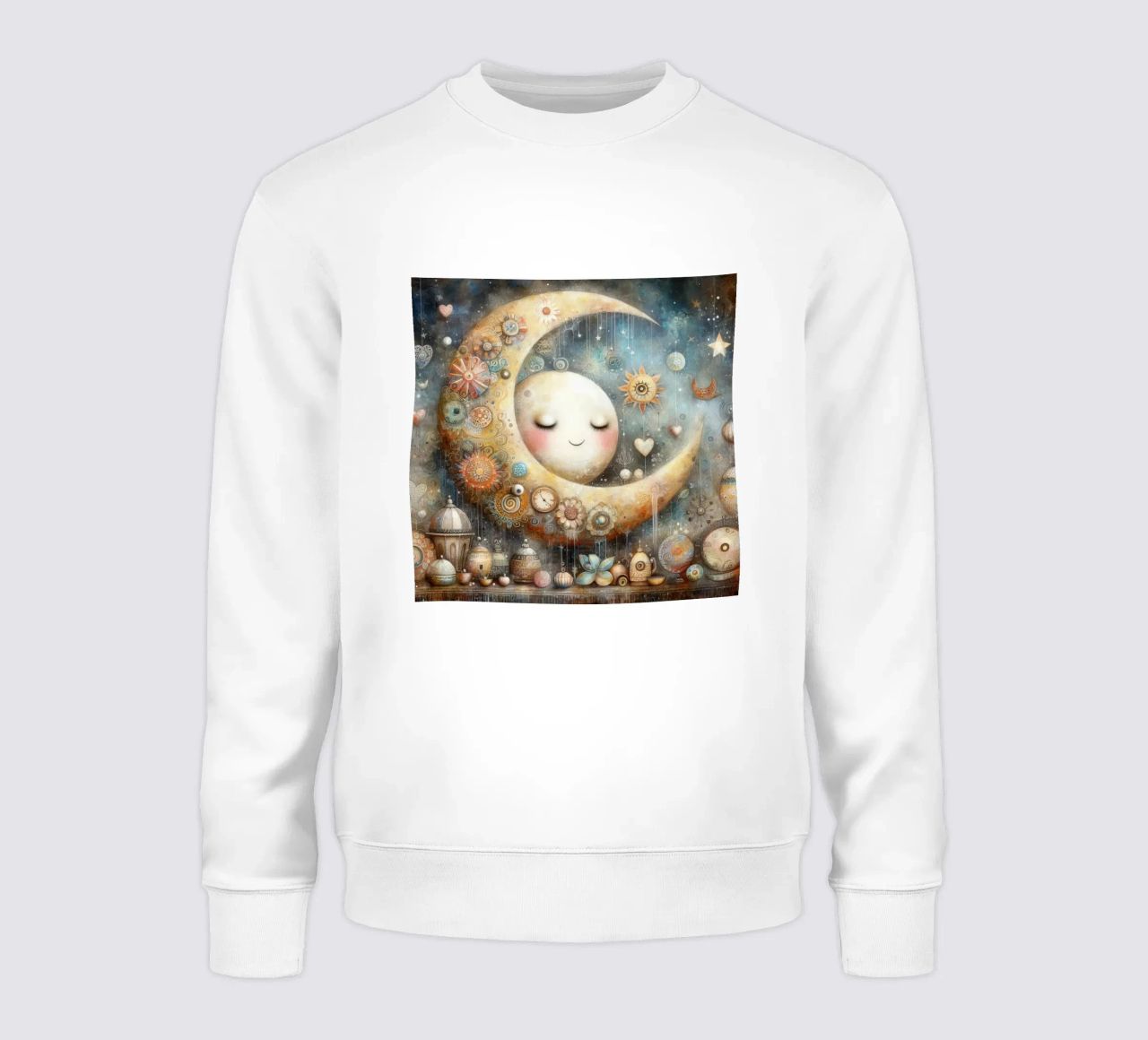 a capricious moon. sweatshirt by ARTVI-SHOP