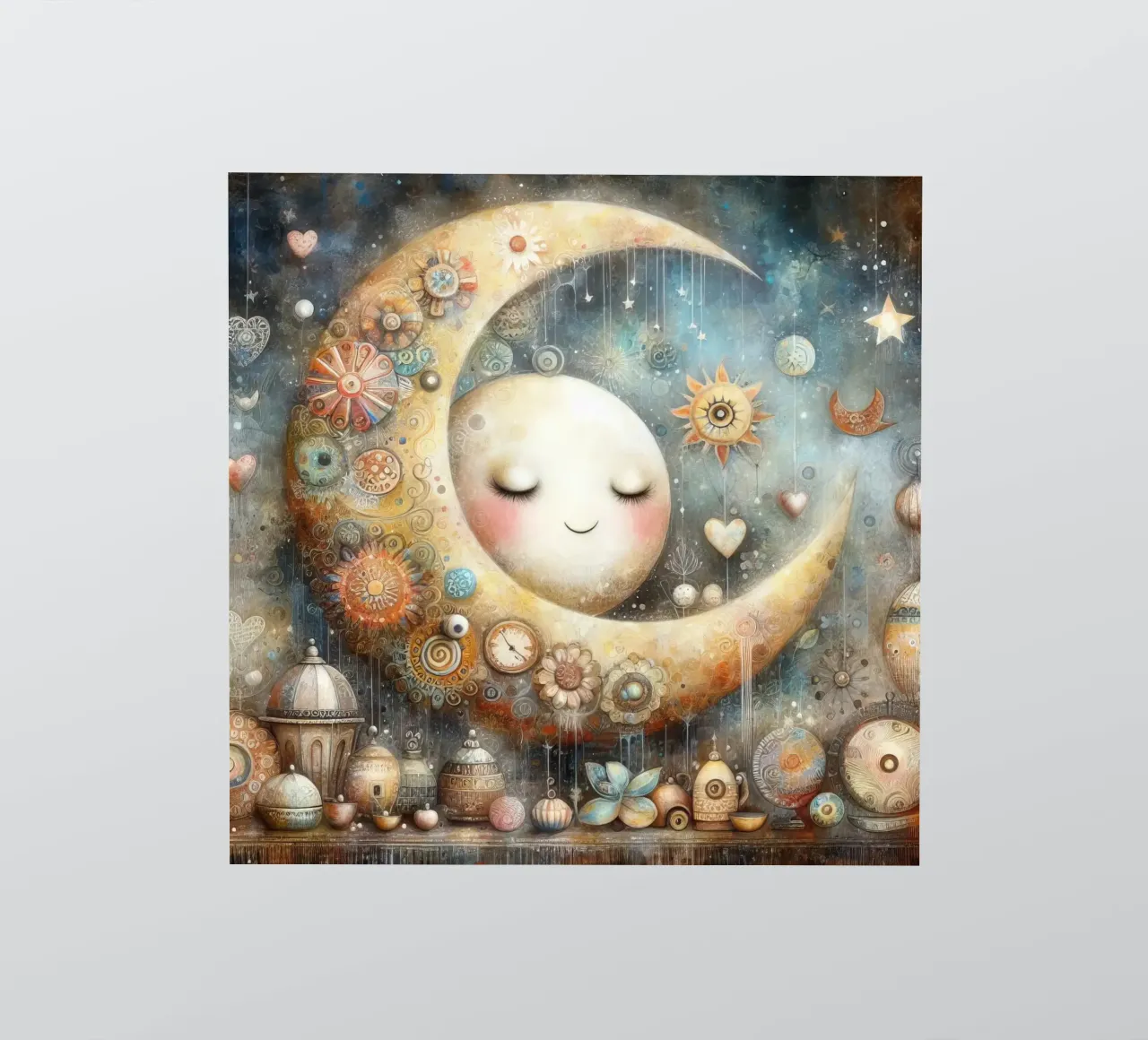 a capricious moon. sticker by 🎁 ARTVI-SHOP