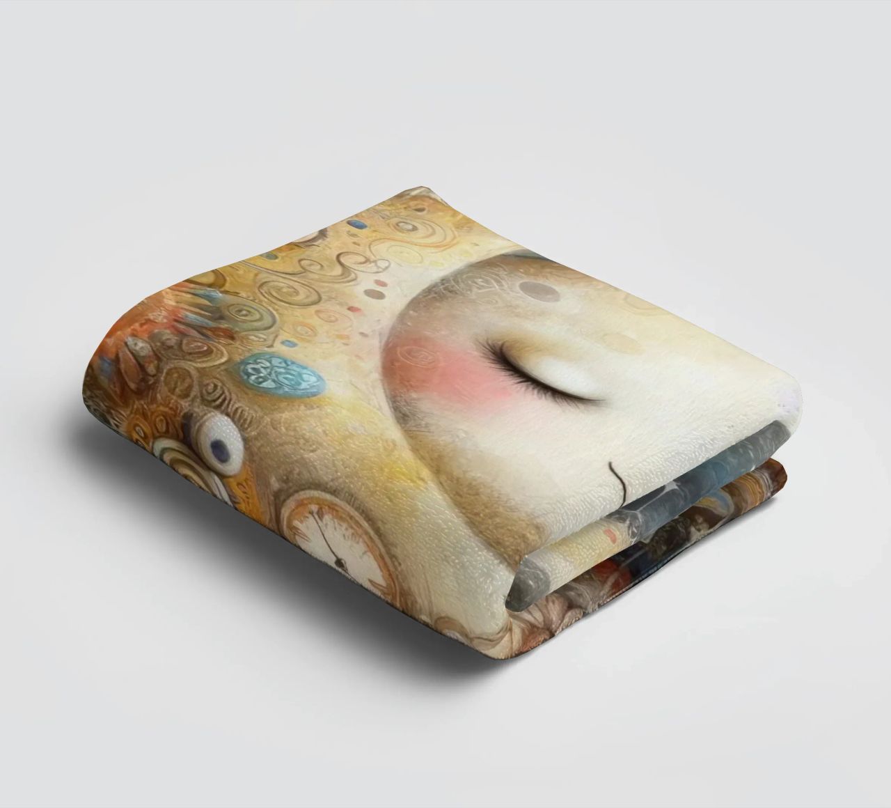 a capricious moon. towel by ARTVI-SHOP