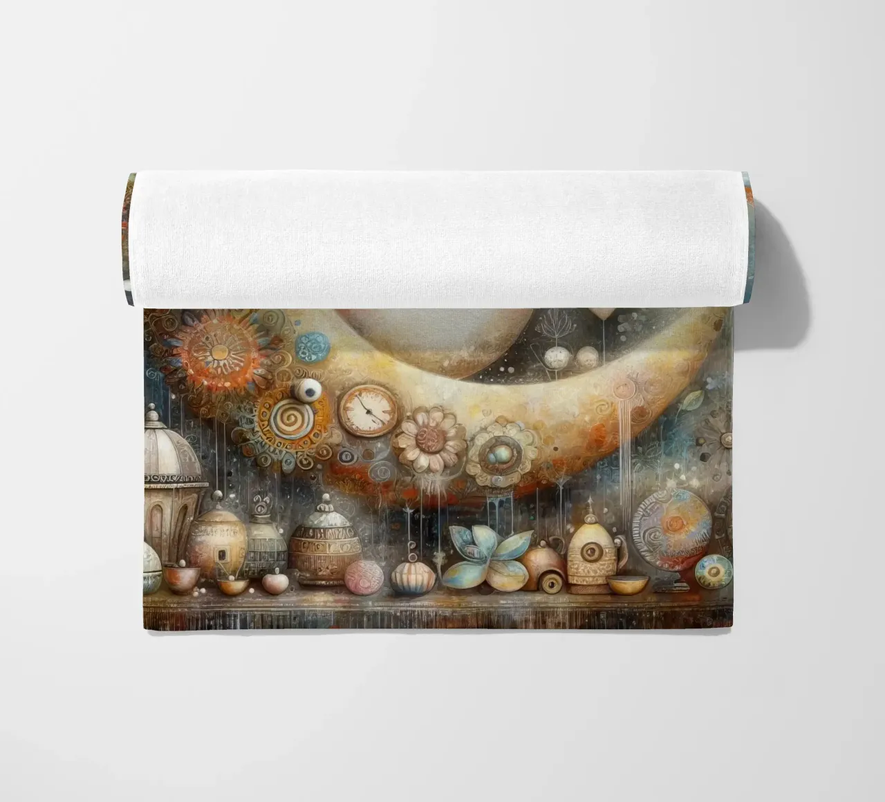 una luna capricciosa. telo mare da ARTVI-SHOP