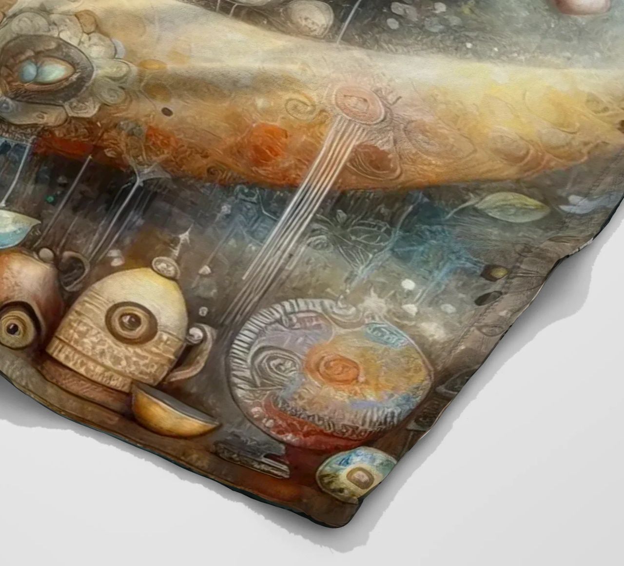 a capricious moon. fleece blanket by ARTVI-SHOP
