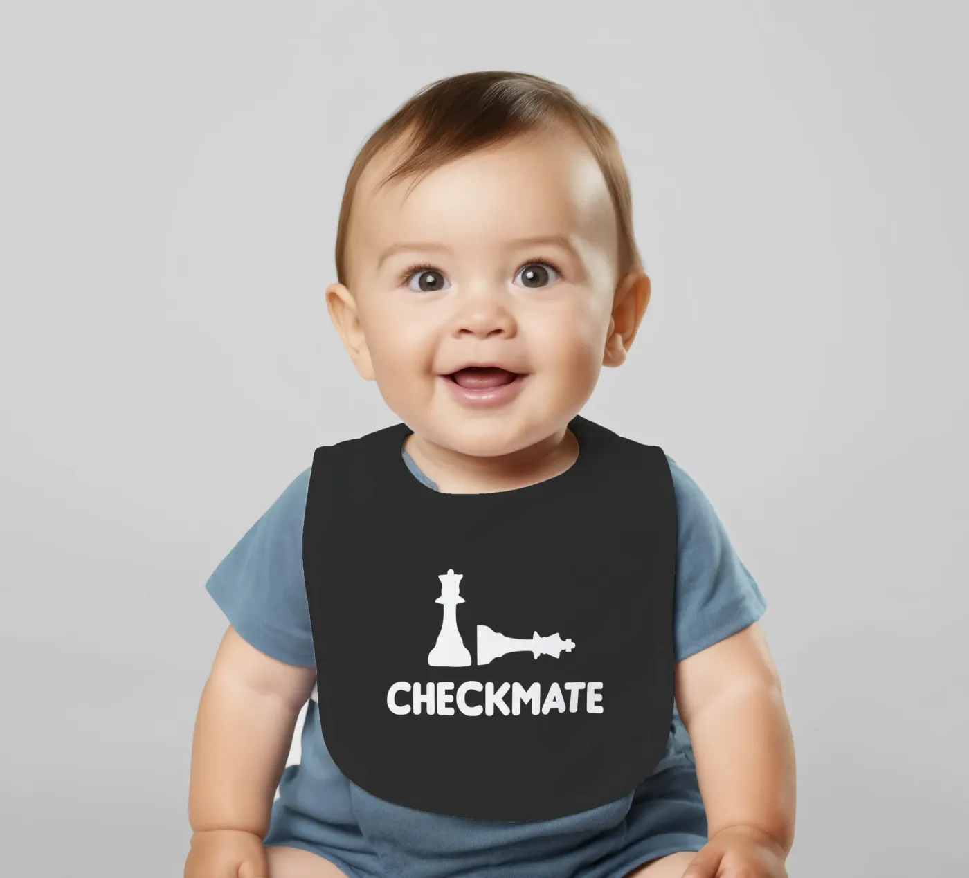 Checkmate bavoir de happieeagle