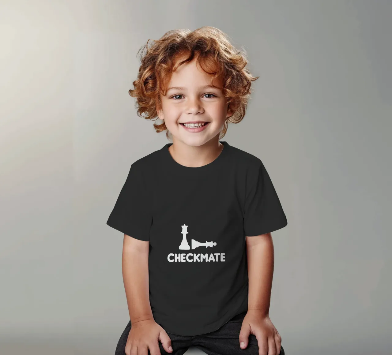 Checkmate t-shirt bambini da happieeagle