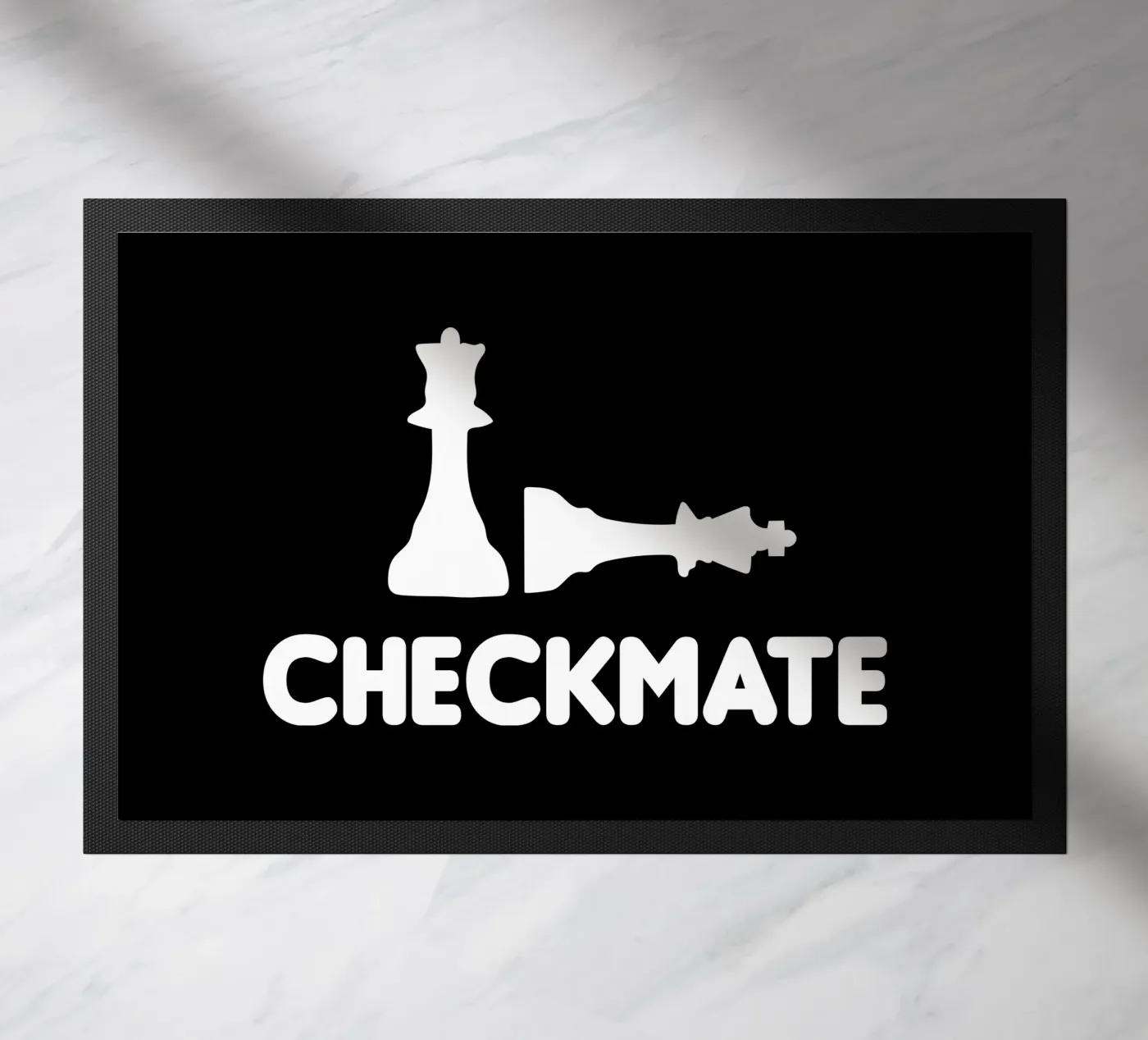 Checkmate Fußmatte von happieeagle