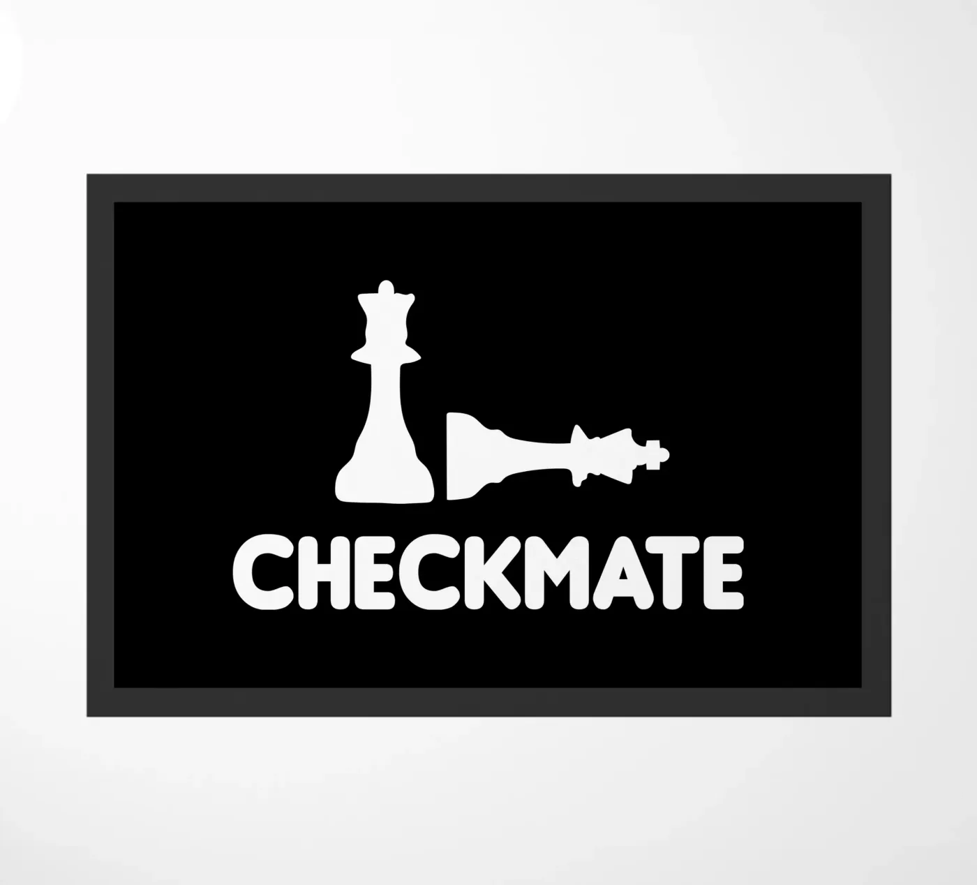 Checkmate Fußmatte von happieeagle