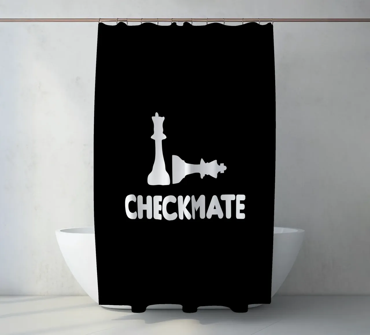 Checkmate tenda da doccia da happieeagle