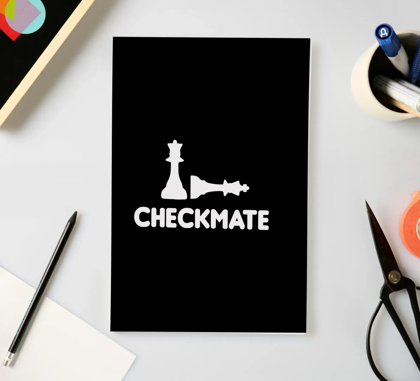 Checkmate notitieboek van happieeagle