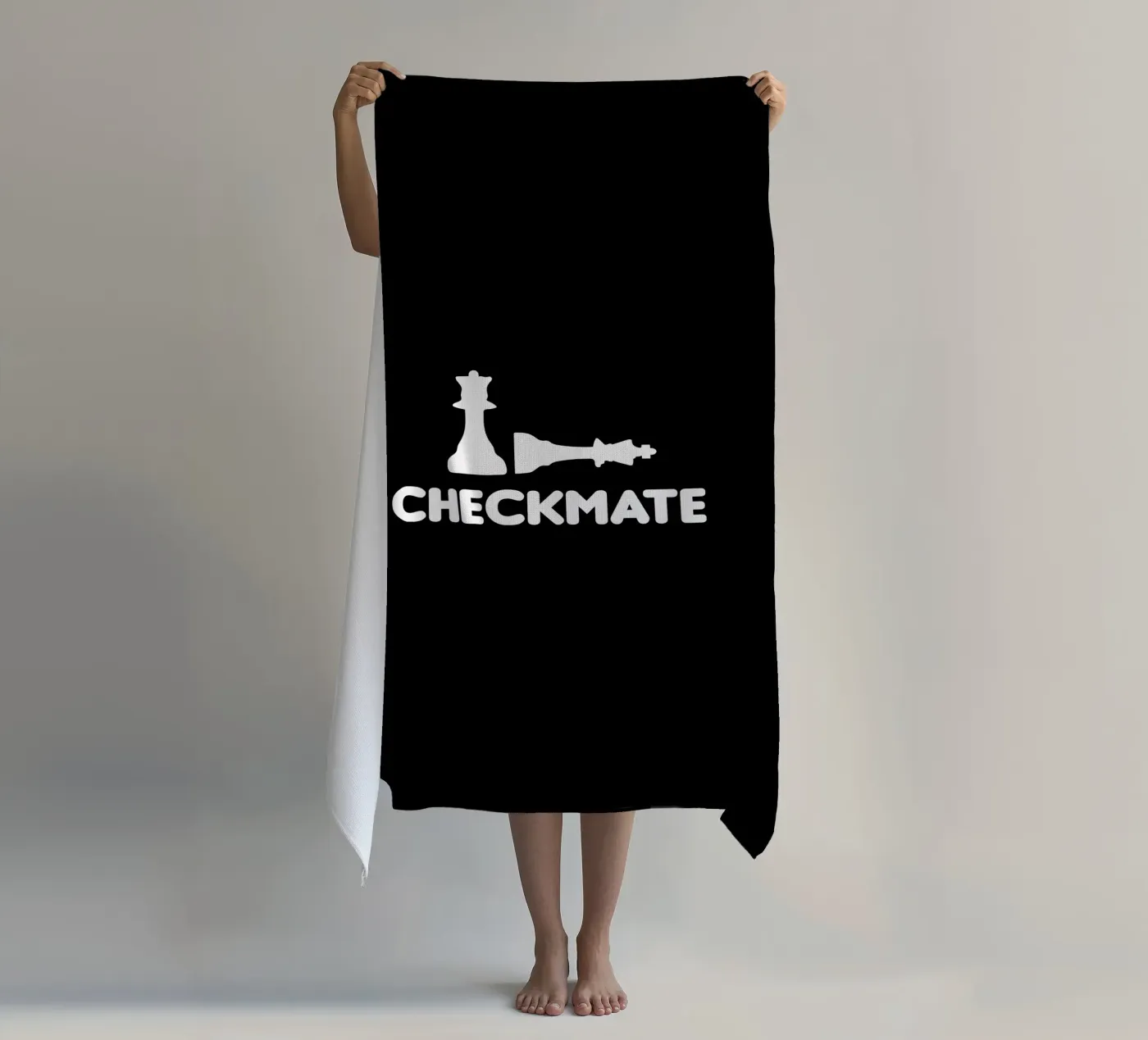 Checkmate serviette de plage de happieeagle