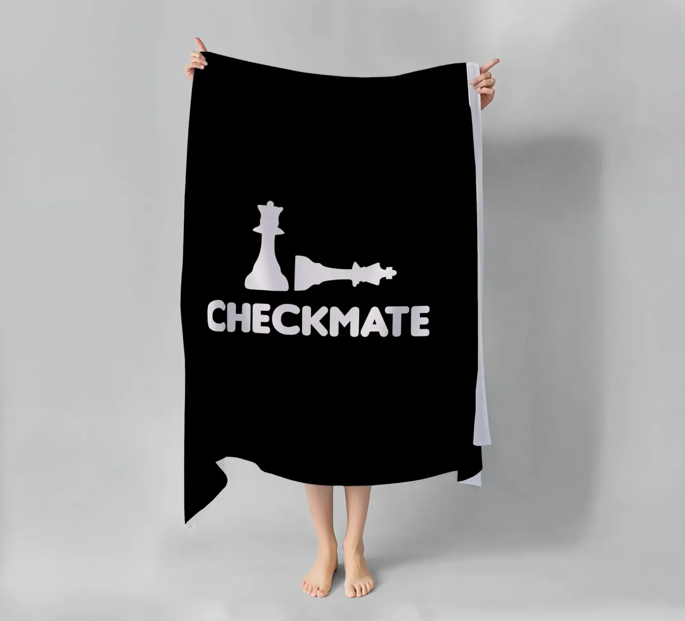Checkmate serviette de plage de happieeagle