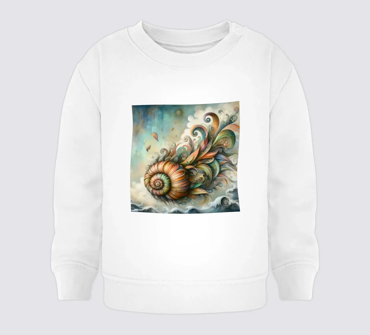una conchiglia stravagante felpa neonato da 🎁 ARTVI-SHOP