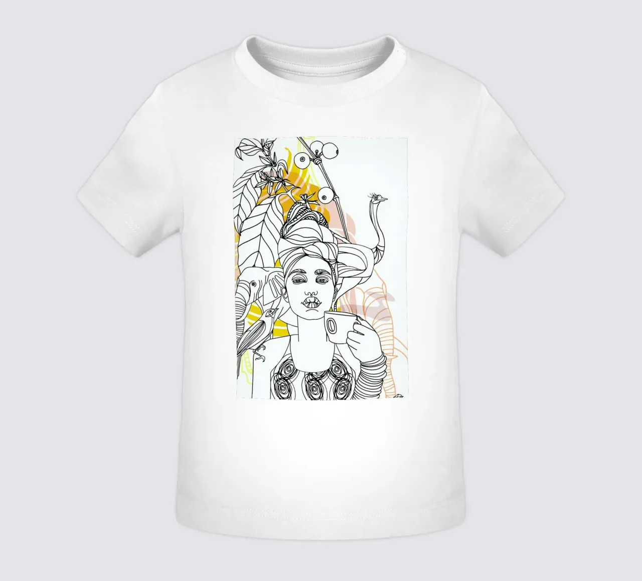 Coffe Break - Queens & Dandies baby t-shirt by Anja Denz