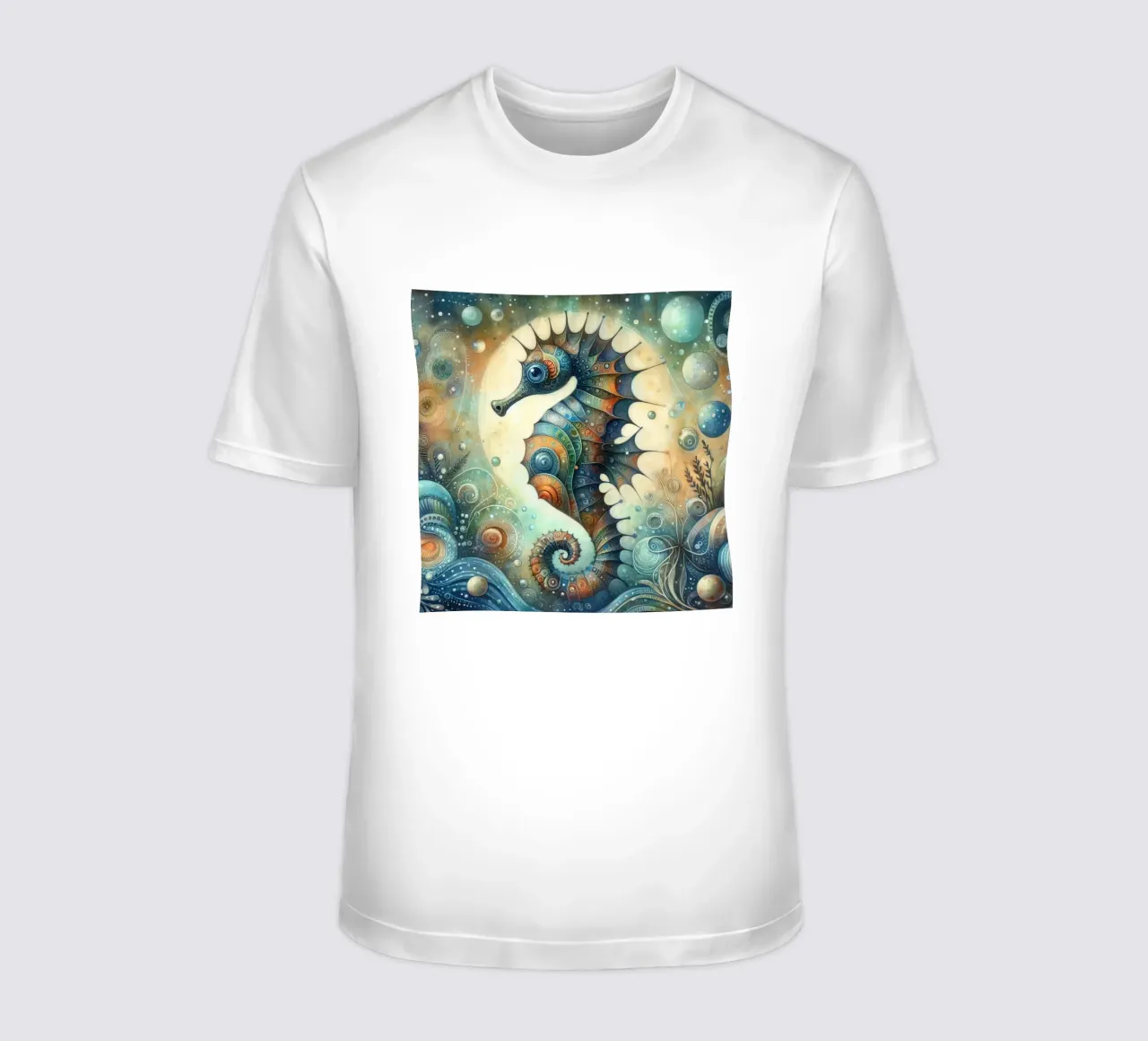 un cavalluccio marino capriccioso t-shirt da 🎁 ARTVI-SHOP