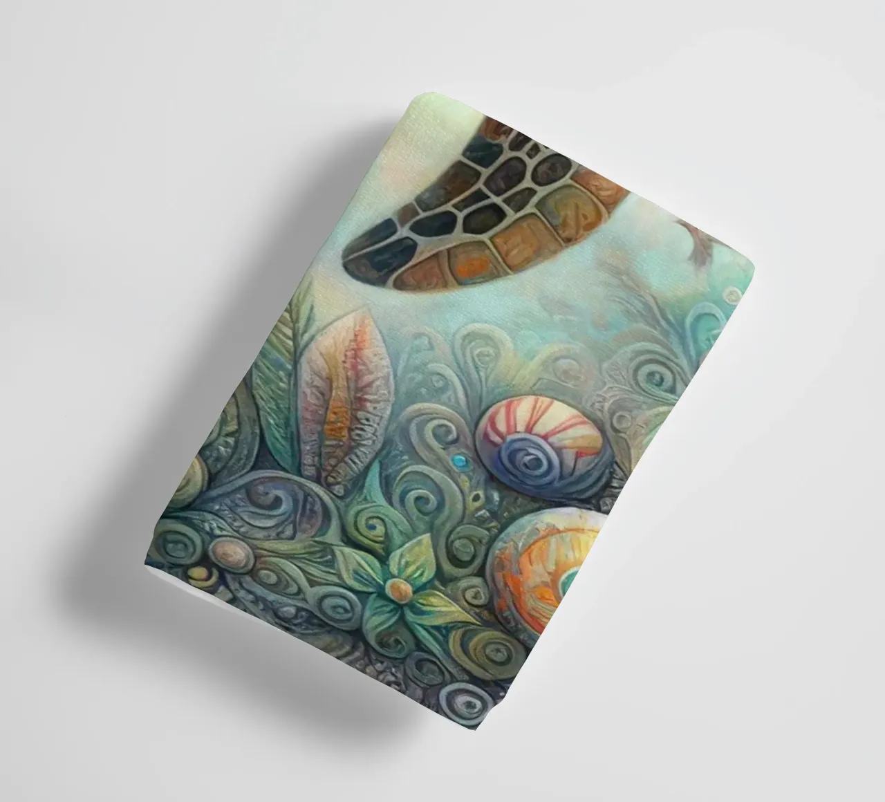 a capricious sea turtle. towel by 🎁 ARTVI-SHOP