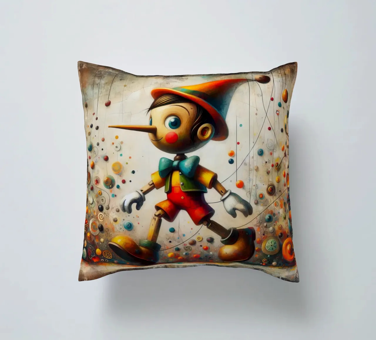 un pinocchio stravagante cuscino da 🎁 ARTVI-SHOP